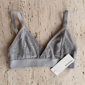 NWT Richer Poorer Classic Bralette in Heather Gray, XS